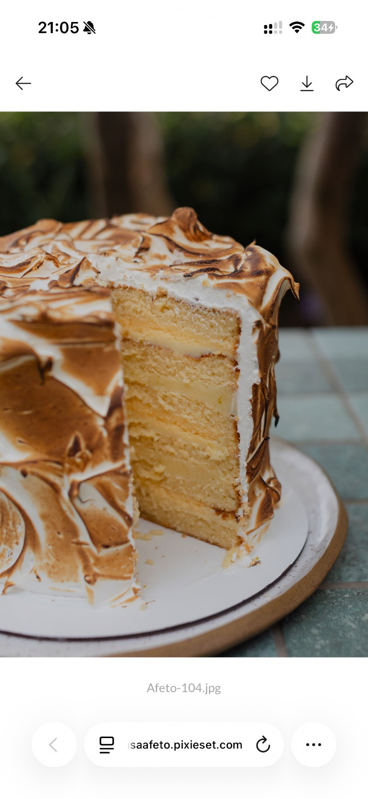 Bolo de limão